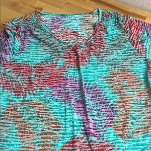 Tropical Print Women's Top